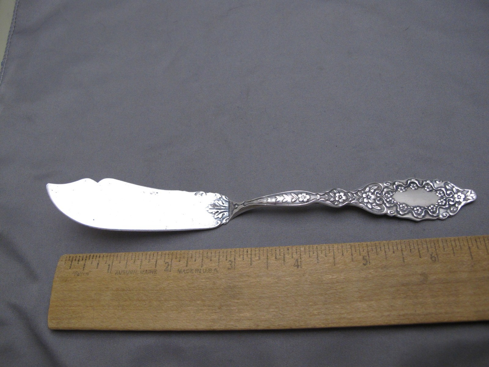 SCARCE Frank M. Whiting Sterling RODERIC (1893) MASTER BUTTER KNIFE-No Mono