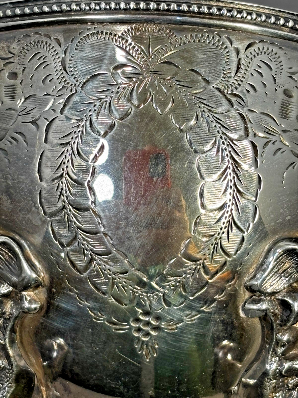 MERIDEN BRITANNIA CO SILVER PLATE Tea Waste Bowl C.1872 AESTHETIC MOVEMENT