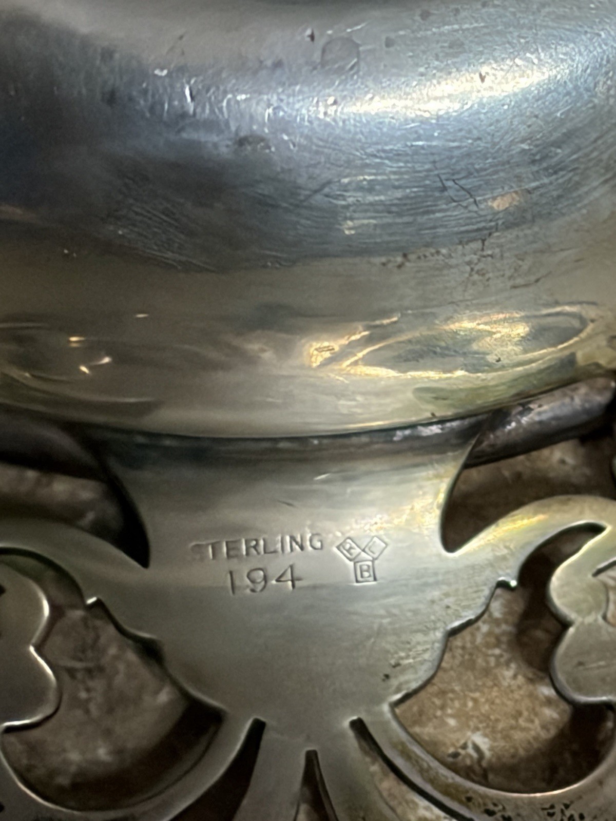 Antique RLB Rogers Lunt & Bowlen Sterling Silver 194 Porringer 107 G 3.46 Tr Oz