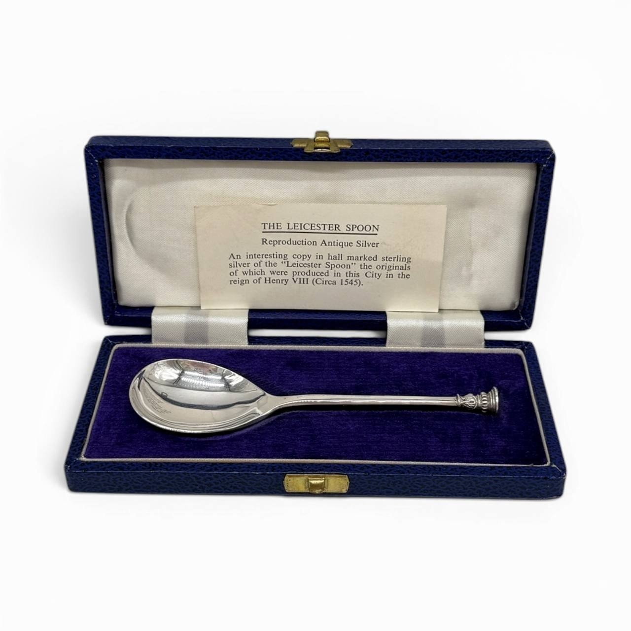 Sterling Silver Leicester Spoon 1983 London CJ Vander Box 925