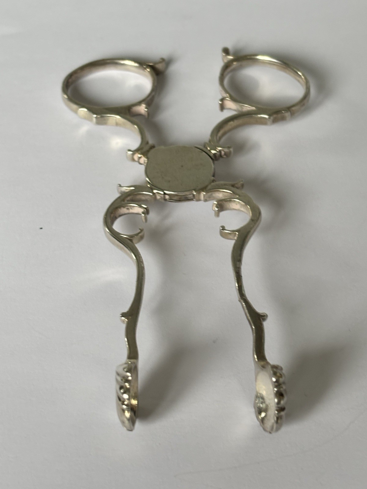 GEORGIAN STERLING SILVER SUGAR NIPS / TONGS London c1780 THOMAS TOOKEY
