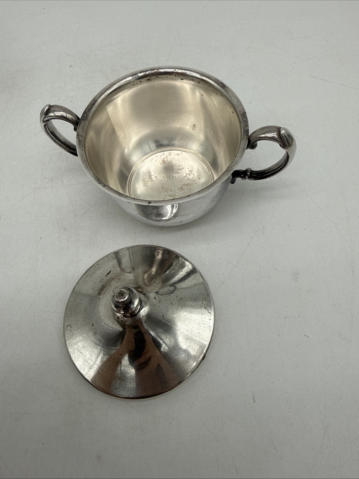 Vintage Silverplate Creamer & Sugar Bowls Lot of 2
