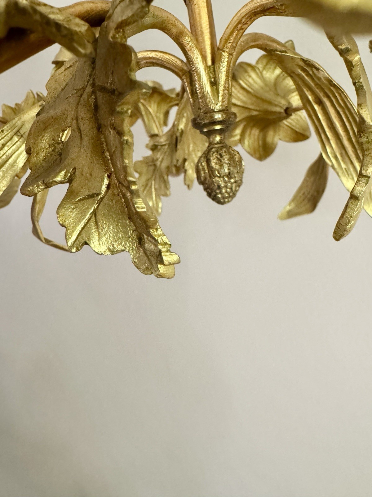 French Style Hanging Candelabra Chandelier Flowers