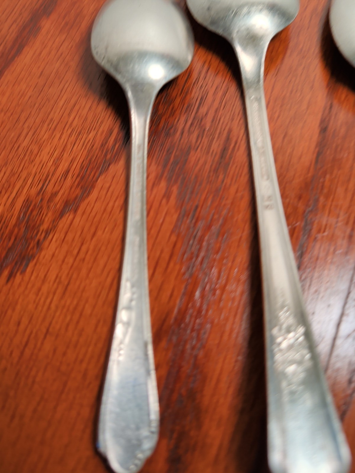 Rogers Set of 3 Spoons different patterns 1900-1940