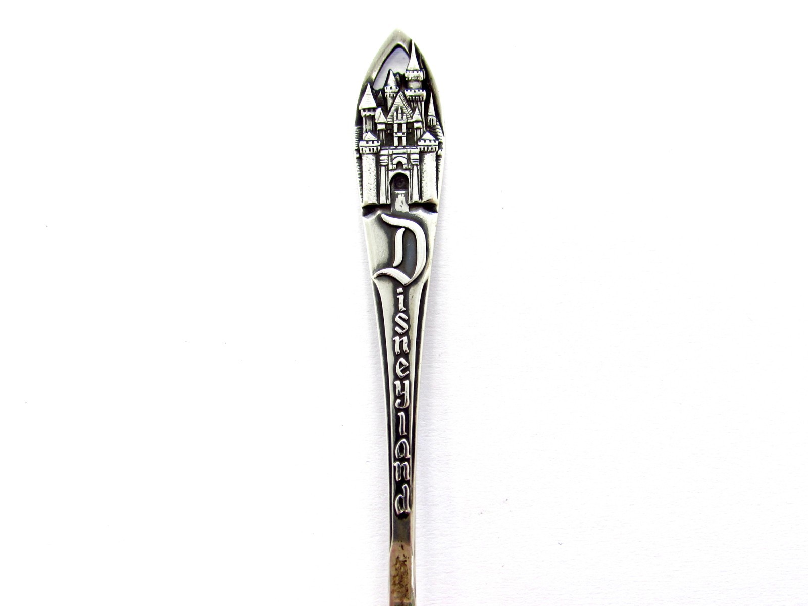 Vintage Sterling Silver Disneyland Walt Disney Productions Souvenir Spoon Castle