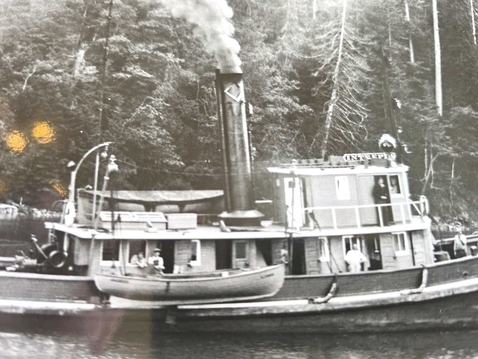 Vintage Steam Tug INTREPID 8×10 Photo Puget Sound Archive Uncirculated