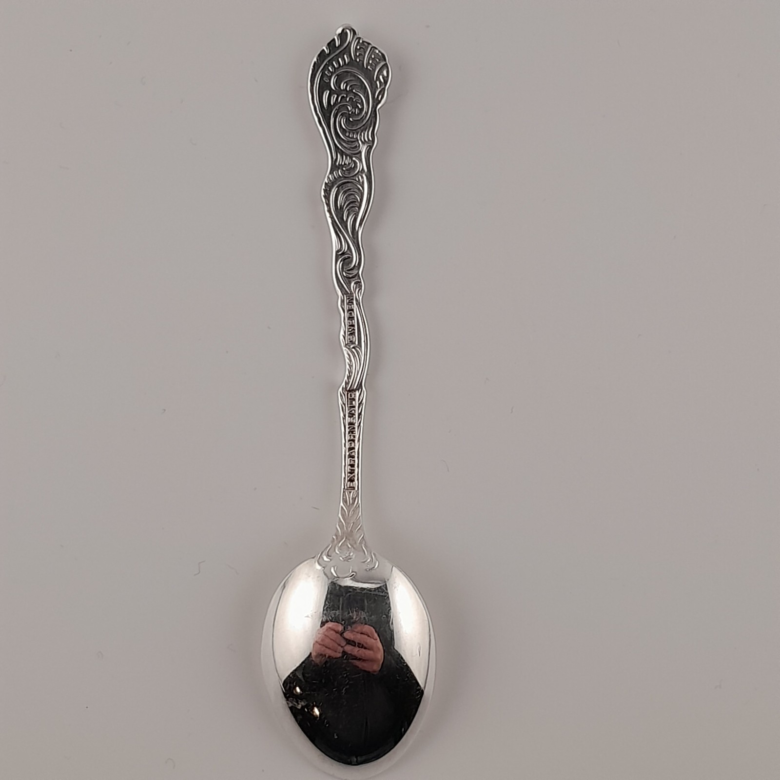 Nils Johan Sweden NIJ4 Silverplate 3pc Set Demitasse Spoon Lemon Fork Sugar Tong