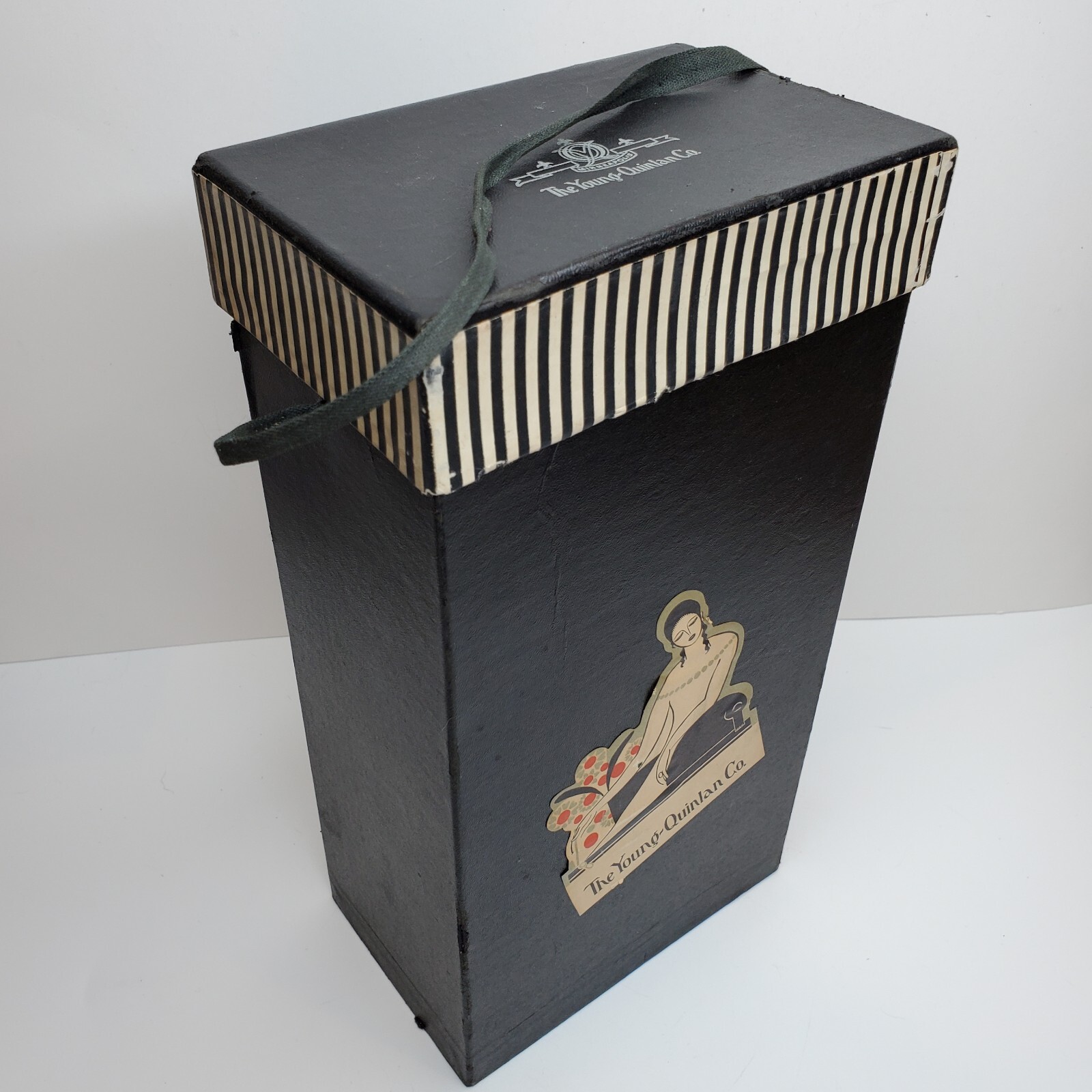 RATEAU Design Art Deco Label Young Quinlan Co. Rothschild Mpls MN Shoe Box