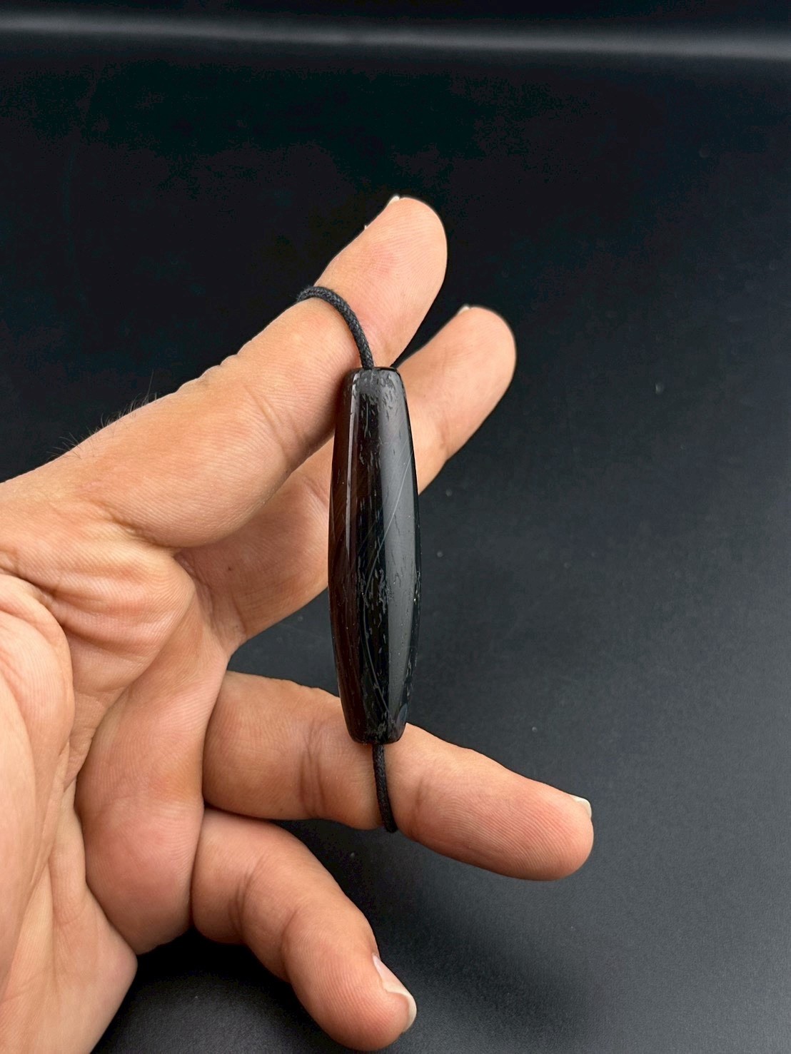 Genuine Ancient Tibetan Himalayan Agate Sulaimani Dzi Bead