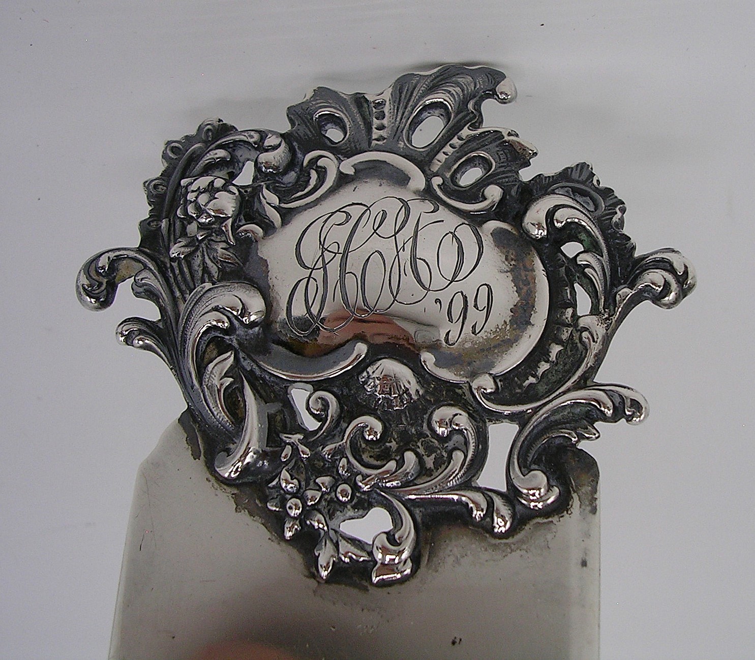 Antique Shiebler Sterling Silver Ruler/Page Turner c. 1899 – 9 7/8″