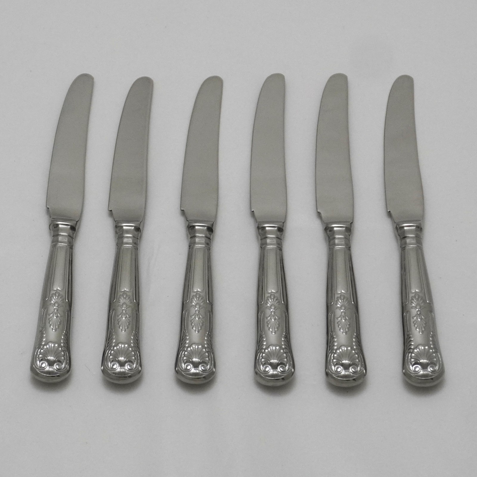 KINGS Pattern Lancaster Stainless Steel Cutlery Six Tea Knives 15.3 cm