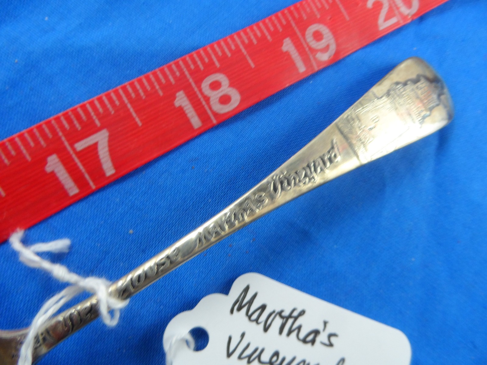 5-7/8″ Gorham Martha’s Vineyard Massachusetts Sterling Souvenir Spoon Antique