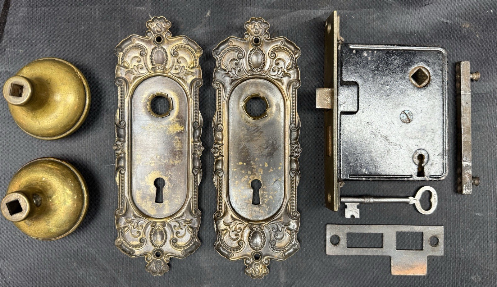 Corbin 1905 Holland Victorian Passage Set Brass F-22400 1 Of 12 Sets