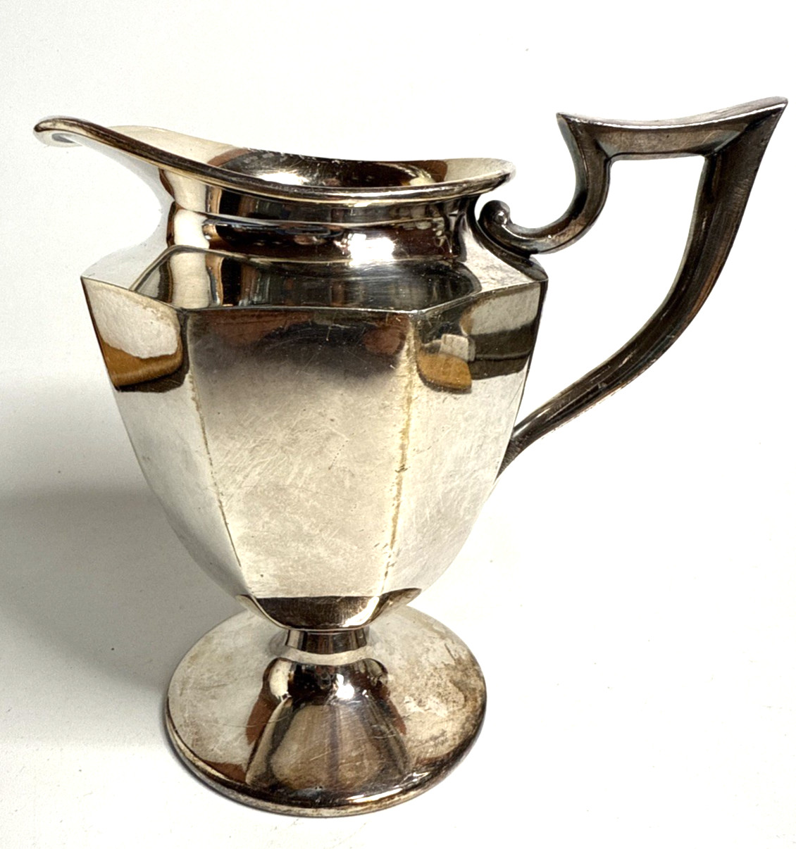 Sheffield Silver Plate Creamer Art Deco 1920’s Dowd-Rodgers #1488 8 Oz.