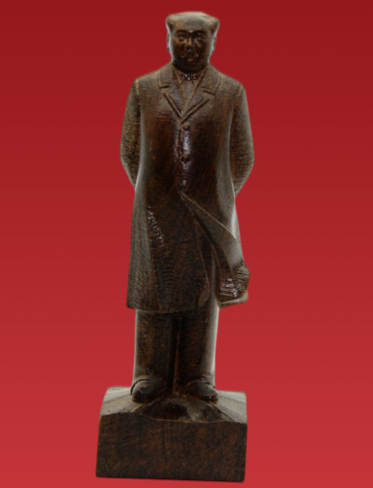 Handmade Solid Wood Vintage Human Statue Indoor Art Home Decoration