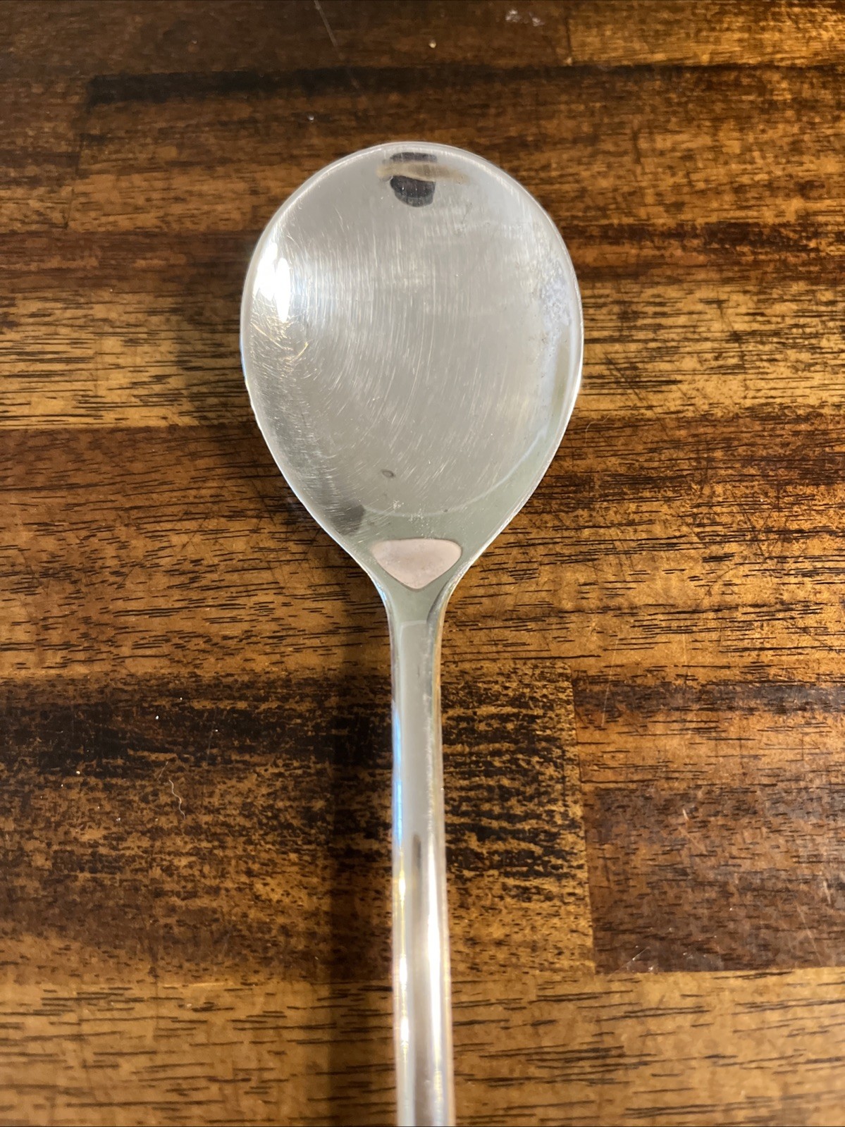 ITALY SILVER PLATED SERVING SPOON FRUIT UTENSIL 9” SILVERPLATE