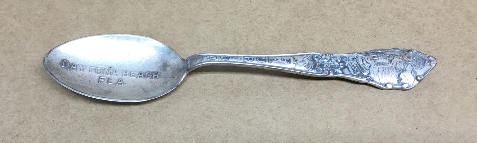 Vintage Sterling Silver Daytona Beach Florida Souvenir Spoon 5’’ 18g…………..[B29-2