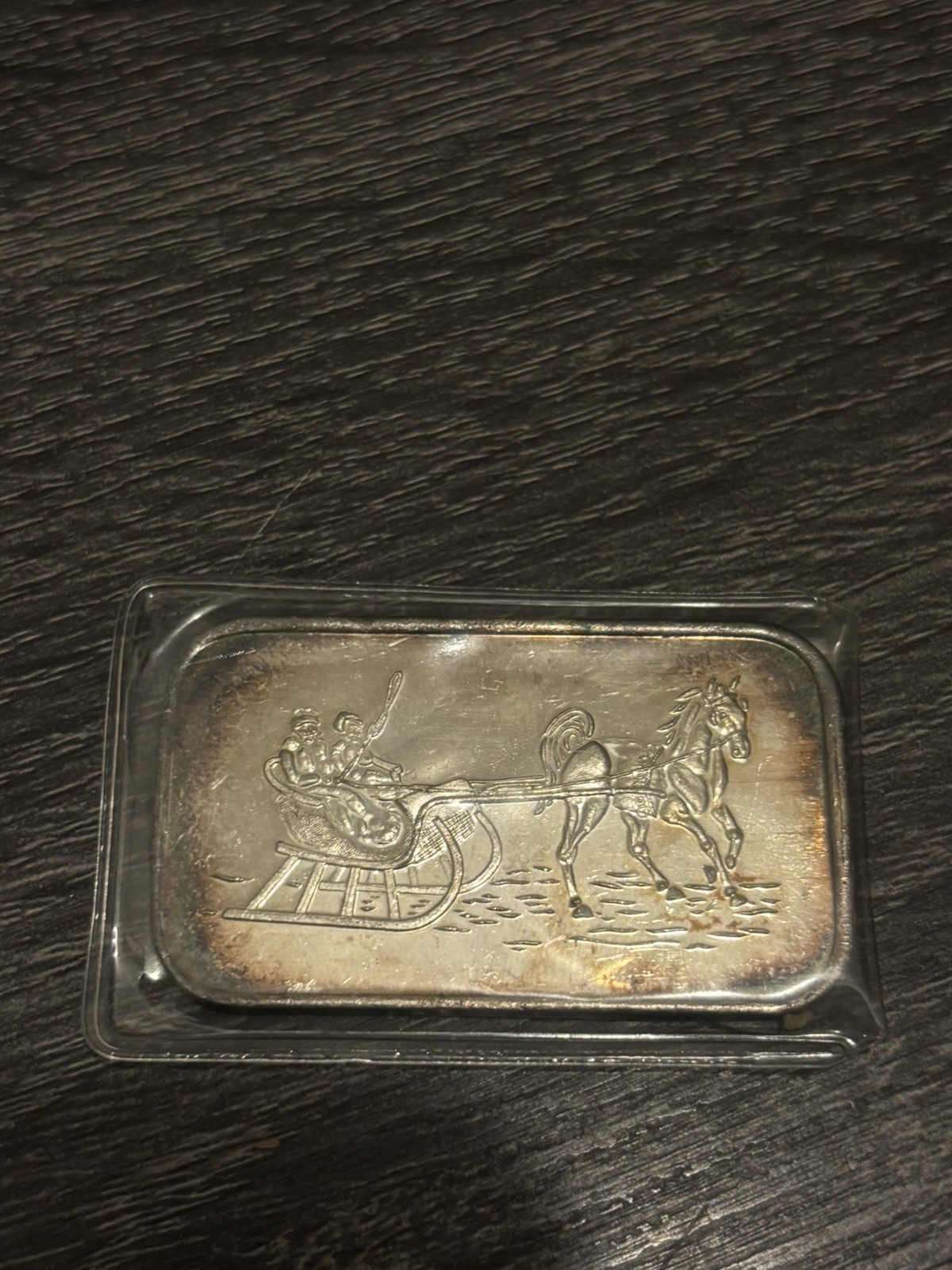 Vintage Sleigh Ride 1oz .999 Silver Bar – Silver Towne