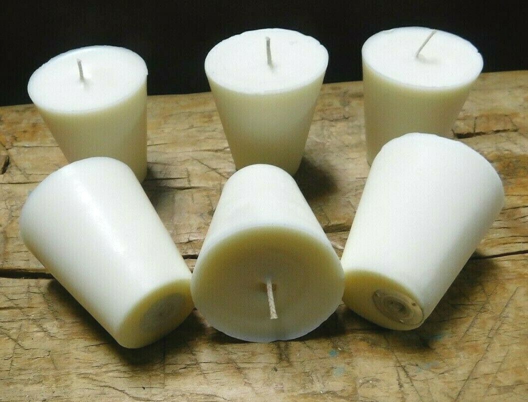 8 Replacement Sugar Mold Candles Holder Primitive Fit in TIN CUP Votives Candle