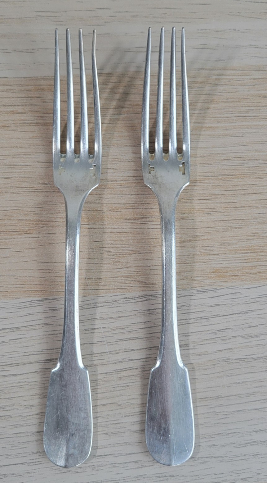 Christofle Cluny Silver Plated Fork Lot Flatware Set Fine Dining Utensil