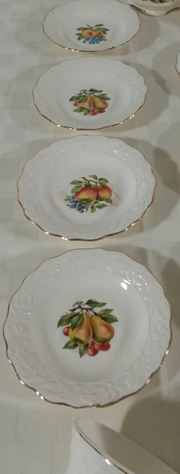 ANTIQUE Warranted 22k China – RARE FRUIT COLLECTION