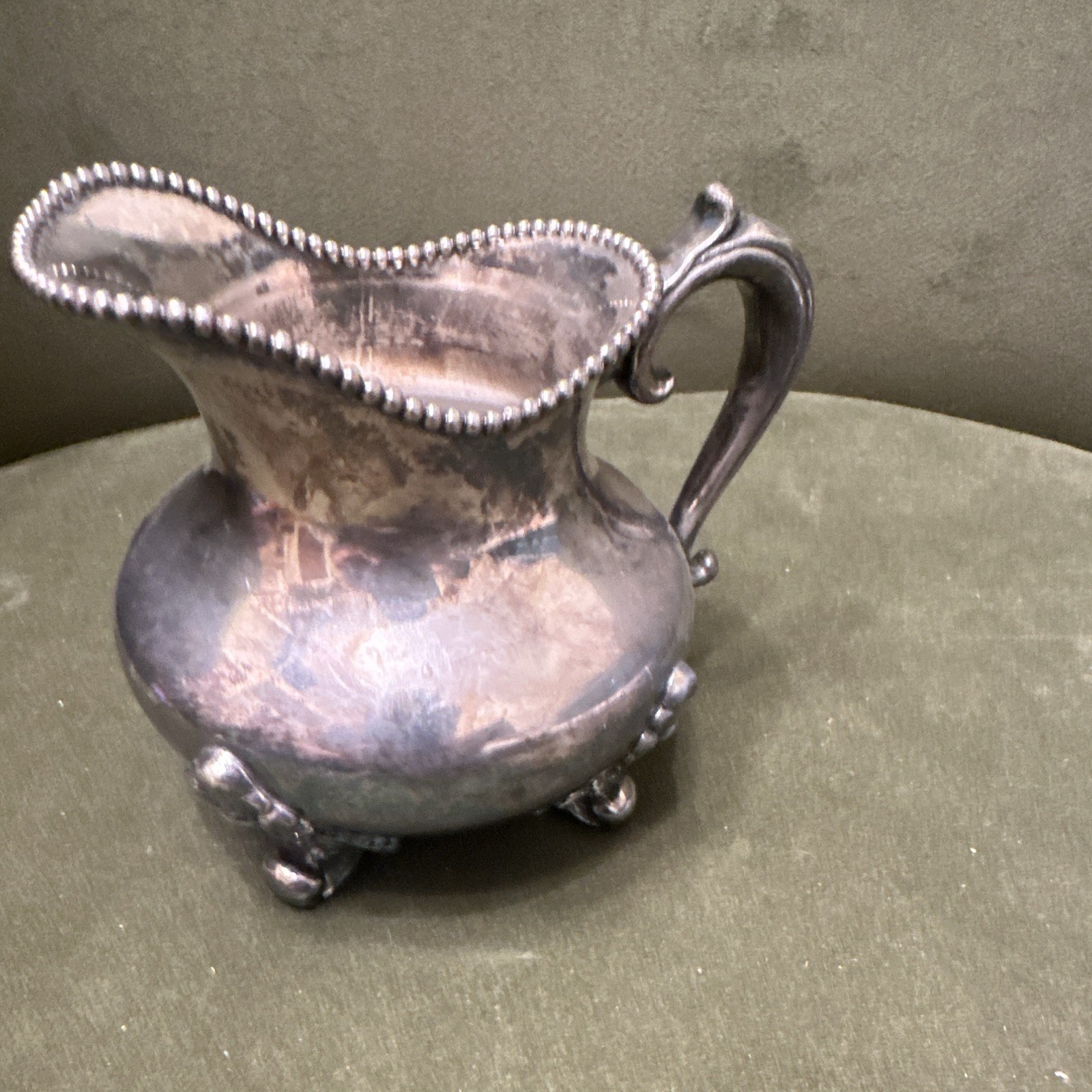 Simpson, Hall, Miller & Co. Victorian Silverplate Creamer Pitcher 1850-1899