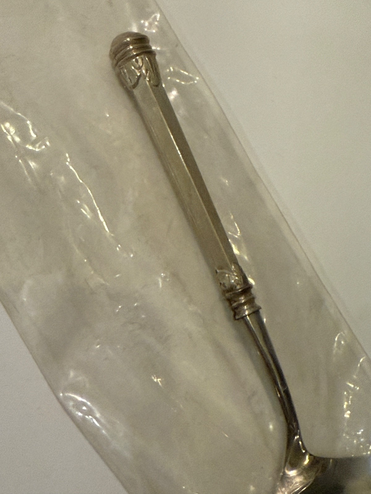 ✨ Wallace Sterling Olympia 1976 Gravy Ladle HHWS Stainless Bowl NOS 7”