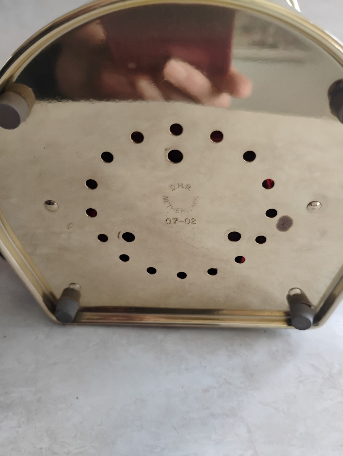 Vtg Tweekleur Netherlands Brass Port Starboard Maritime Table Top Lantern
