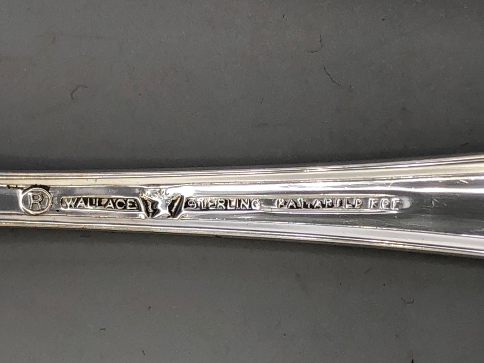 Stradivari by Wallace Sterling Silver set of 6 Ice Cream Forks 5.5″