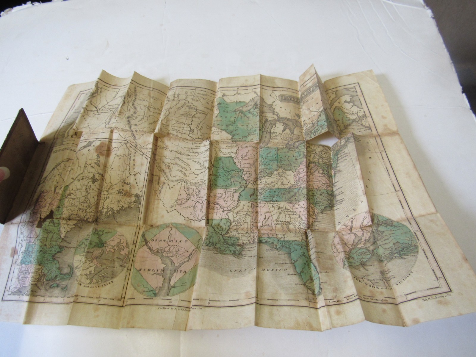 c.1820’s Pocket Map of the United States