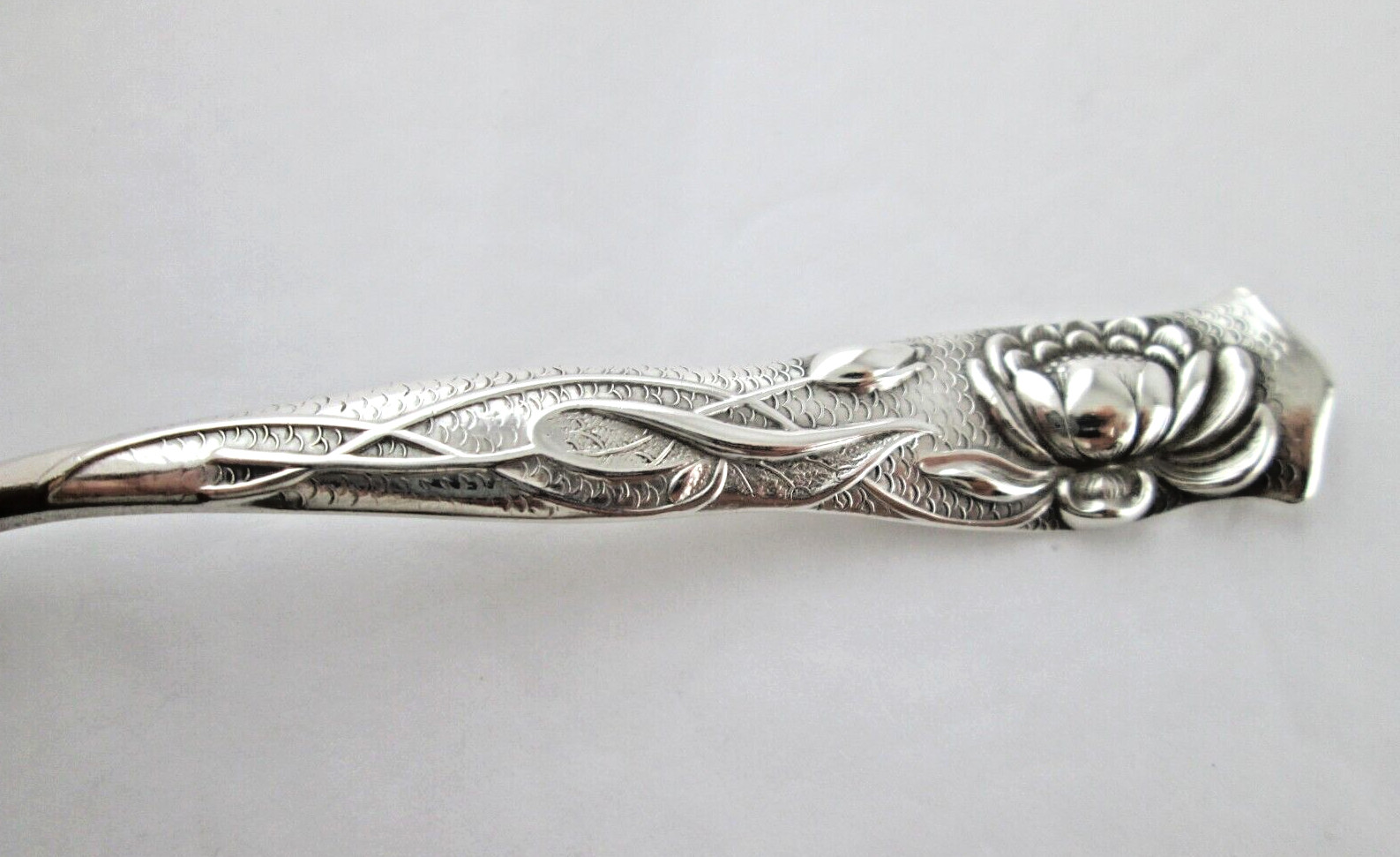 FLORA by Shiebler Sterling Silver Teaspoon # 9 5 5/8″