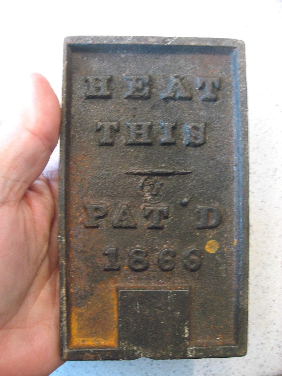 Antique Cast Iron Geneva Hand Fluter Clothing Crimper Pat 1866 Geneva ILL