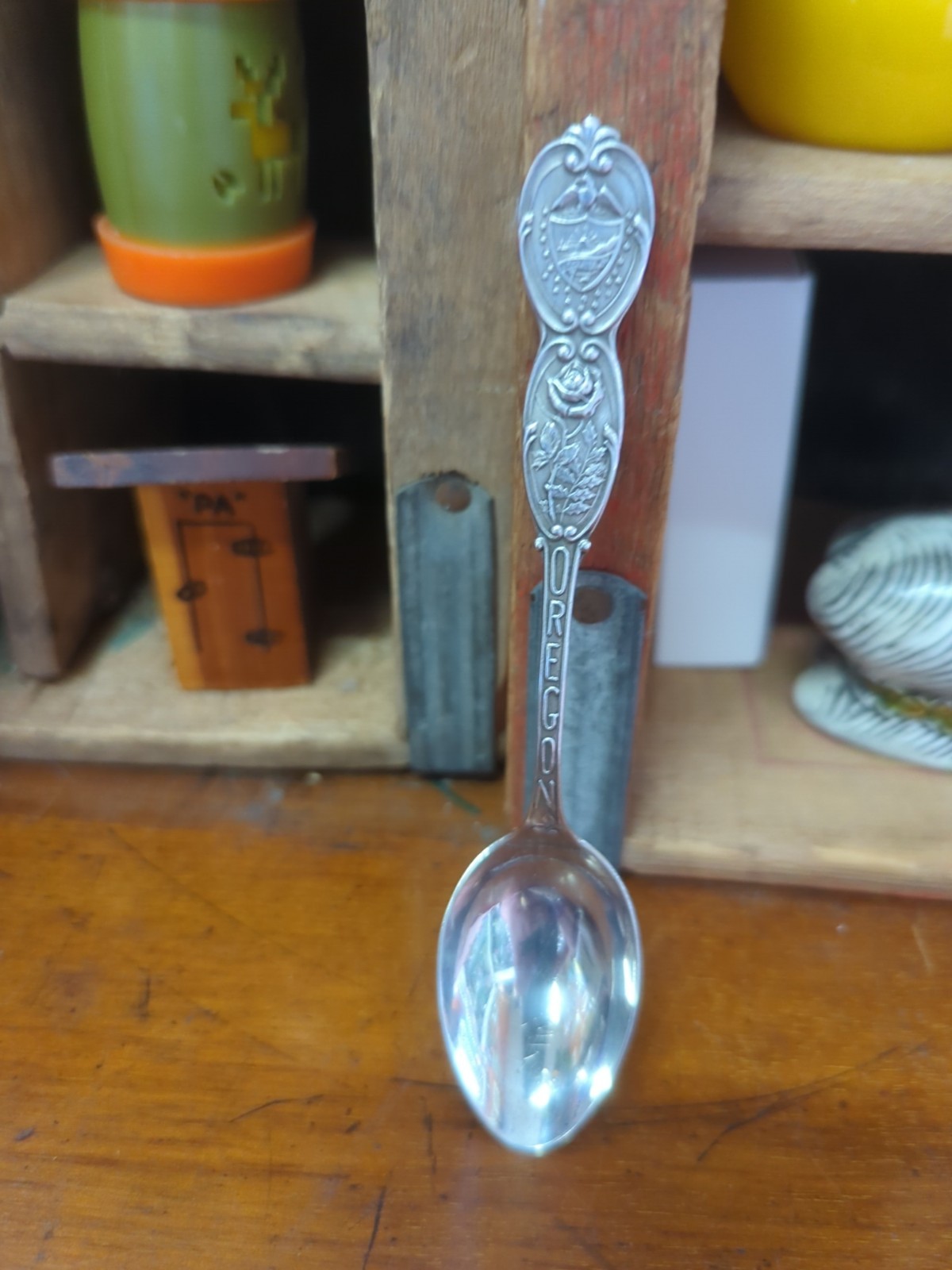 RARE Mayer Bros Sterling Silver Oregon Souvenir Spoon