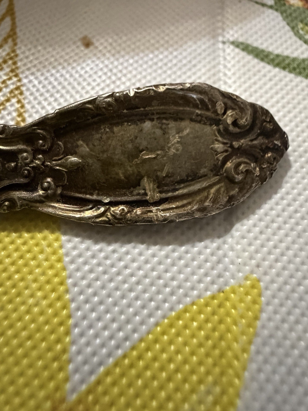 ANTIQUE TOWLE STERLING SILVER SMALL SPOON 17.06 GRAMS RESTORATION OR MELT DOWN