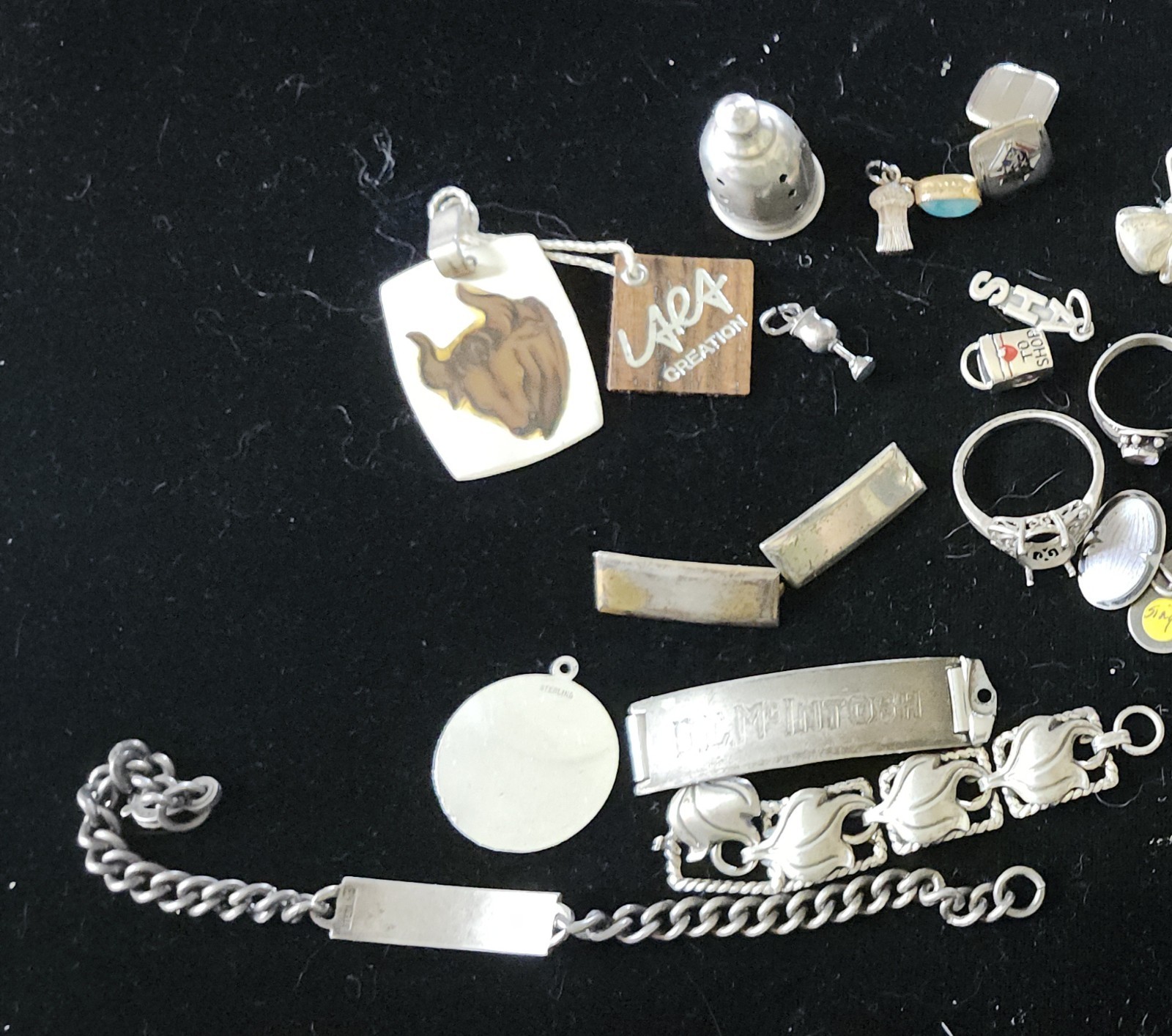 Sterling Silver .925 Wearable Or Scrap Jewelry Earrings Rings Necklace Charms
