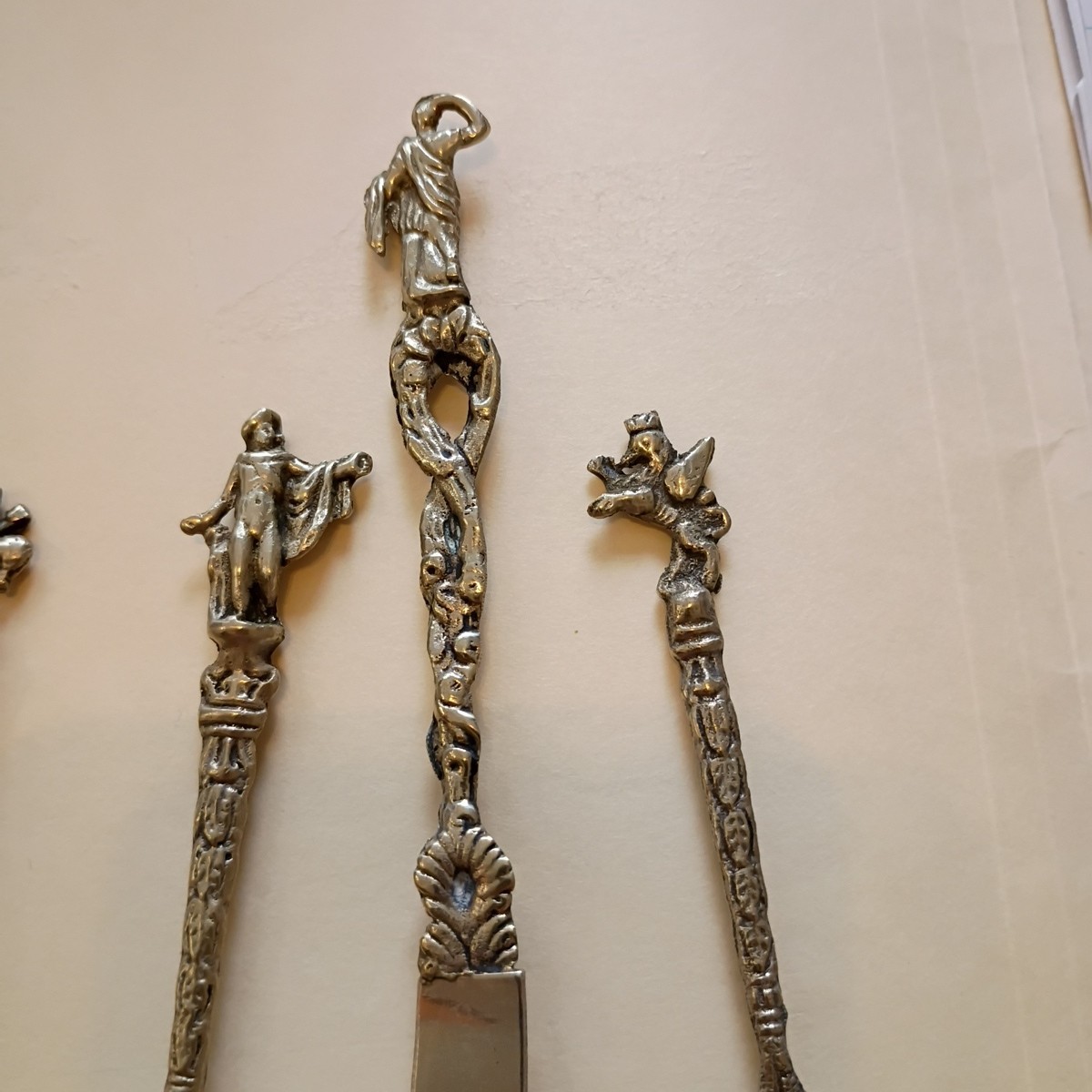 Italy Miniature Silverware Ornate Vintage Unique Serving Pieces Intricate