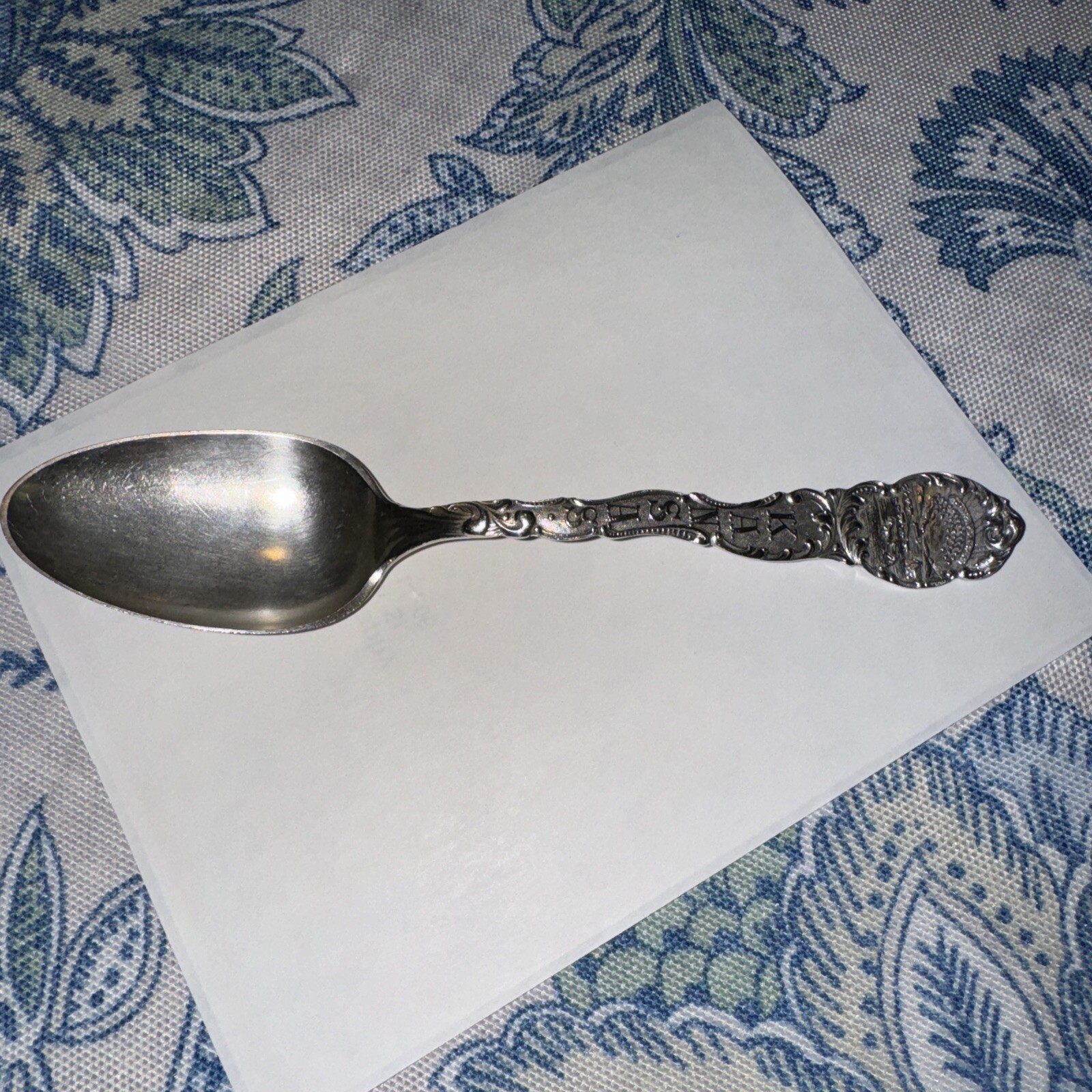 1905 -Sterling Silver Kansas Souvenir Spoon , Nice