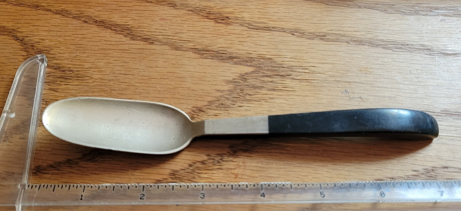 Elegant 7″ Lunt Contrast 1956 Sterling Silver Cheese Scoop