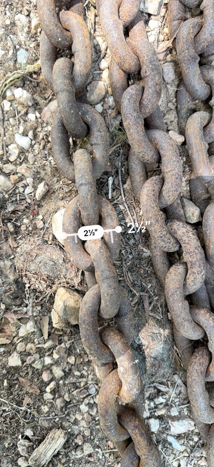 Antique Forged Iron Logging Chain w/ Hook – Heavy Industrial 15’10” Salvage