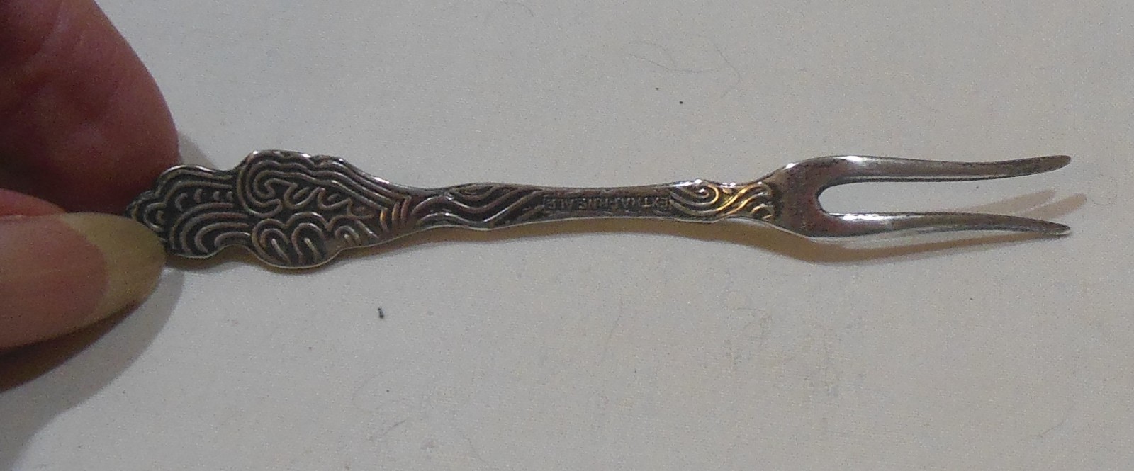 AB Nils Johan Sweden Silverplate Hors d’oeuvre Cocktail Fork
