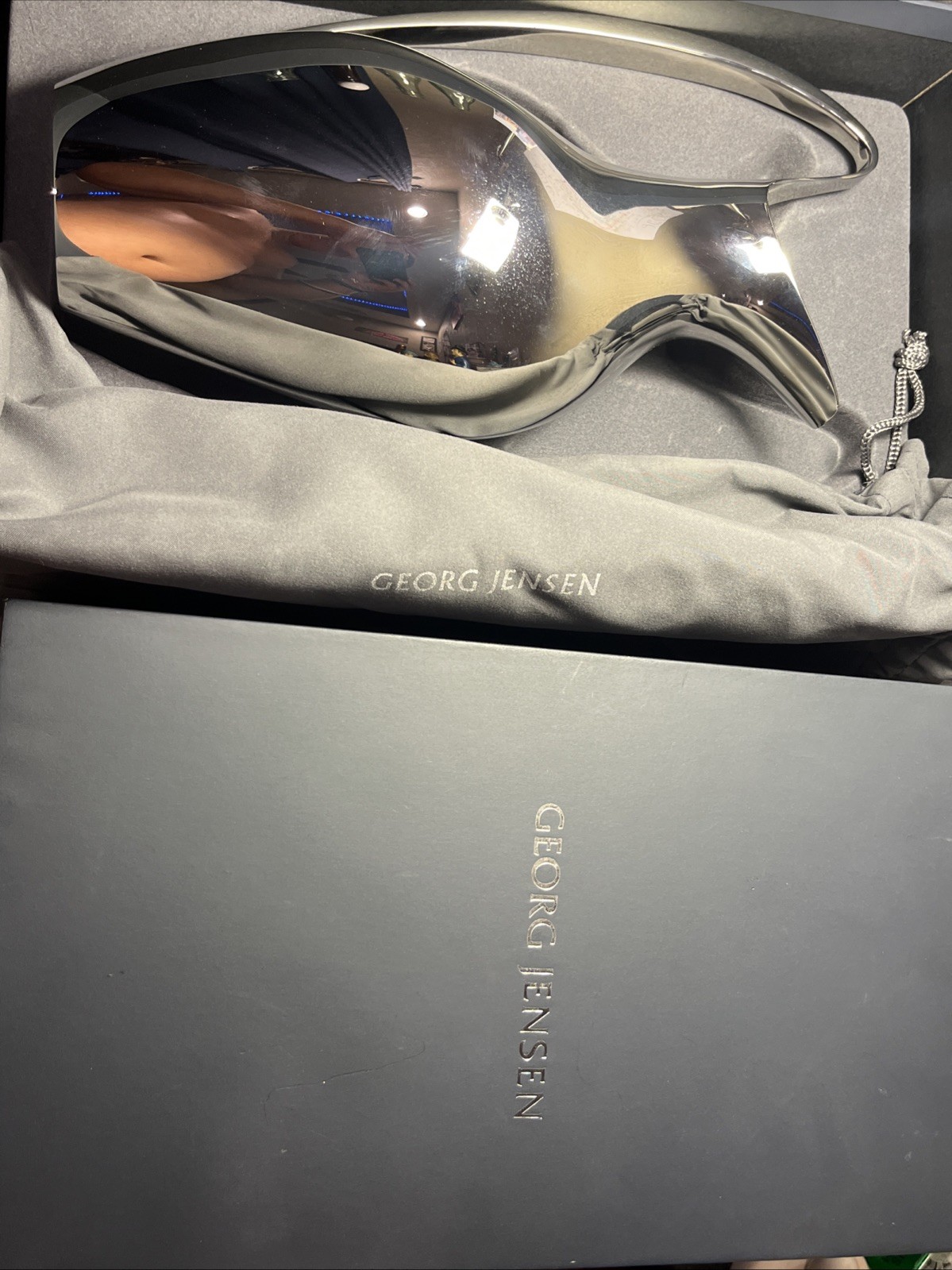 Beautiful Georg Jensen, Silver Picture New With Box And Bag Authentic!!