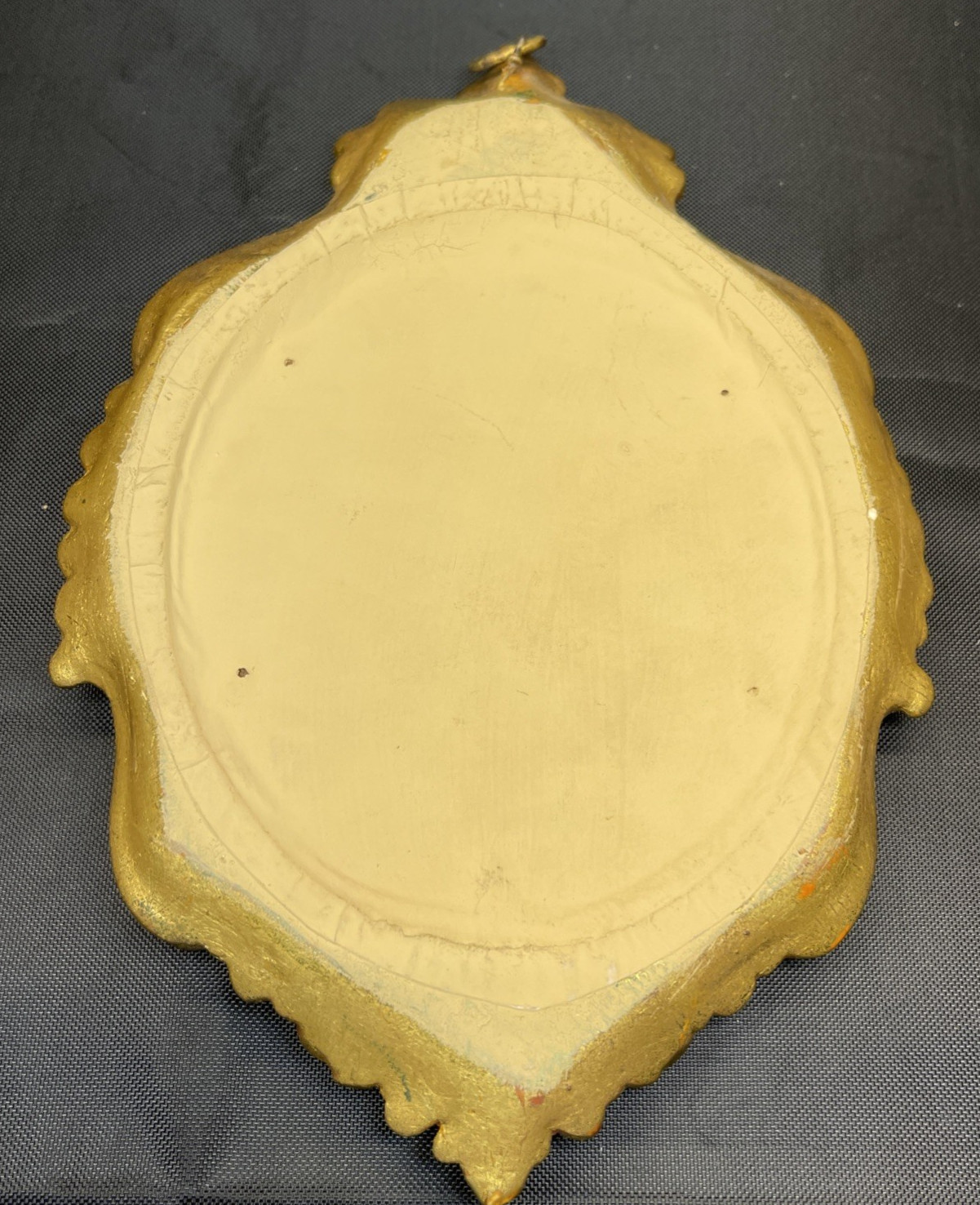 2 Borghese Gold Gilt 9 X 6 Signed Labeled Italian Hanging Mirror Lovely Vintage