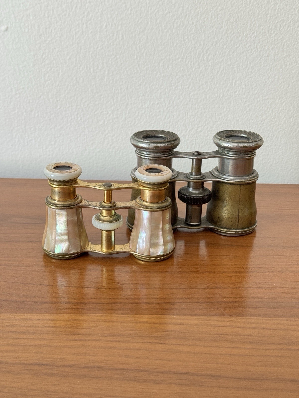 Lefils Paris Pre-1930 Antique Opera Glasses Binoculars Lot of 2