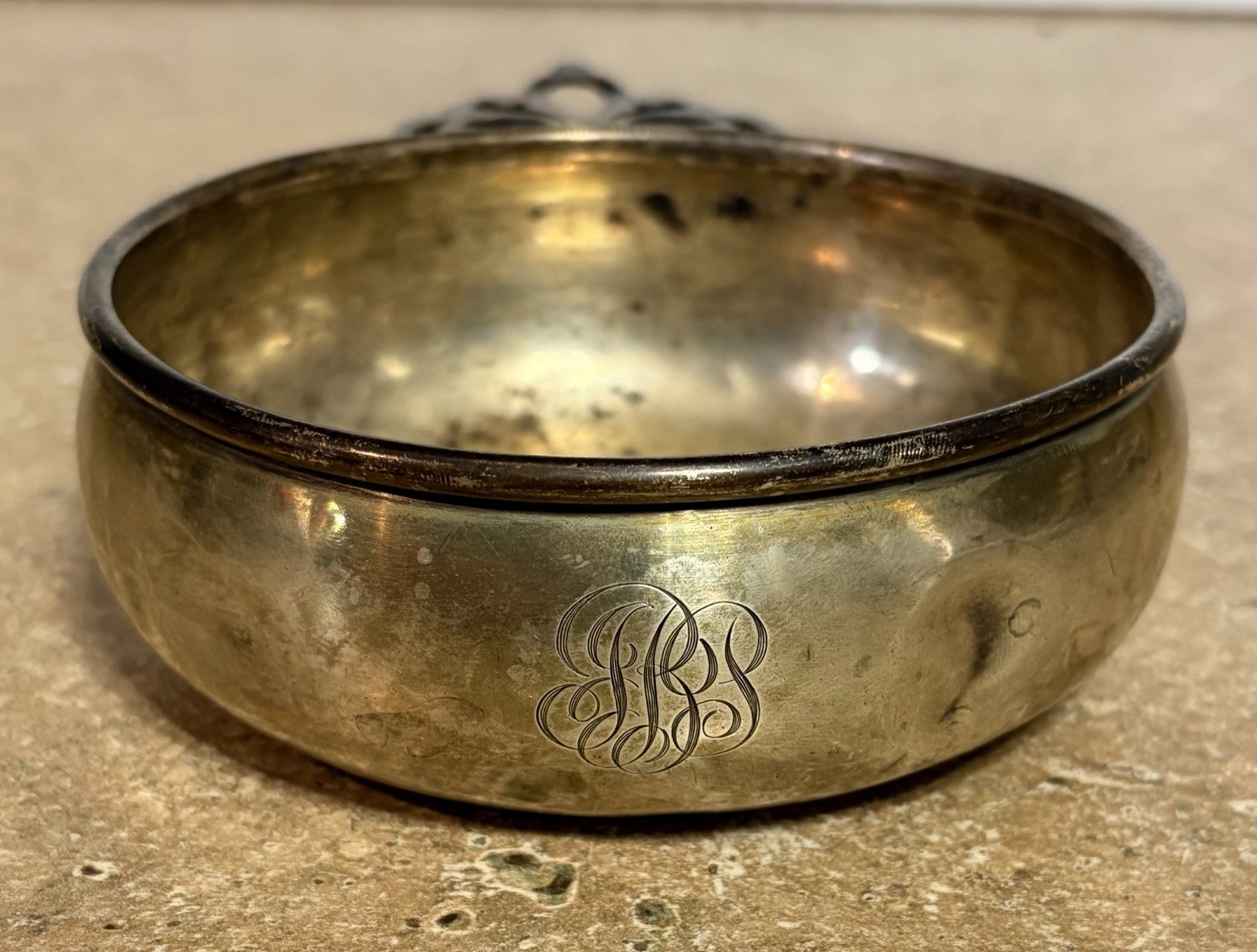 Antique RLB Rogers Lunt & Bowlen Sterling Silver 194 Porringer 107 G 3.46 Tr Oz