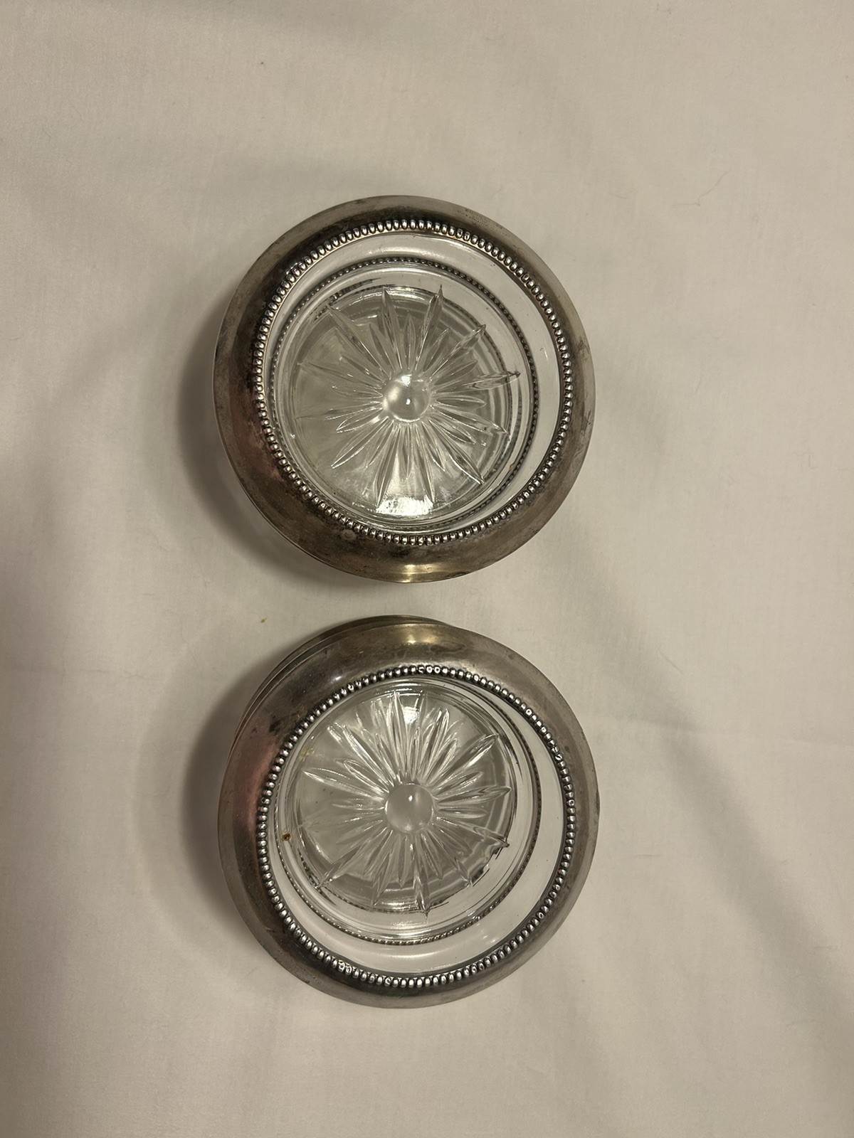 Frank M Whiting Sterling Coasters Set of 6