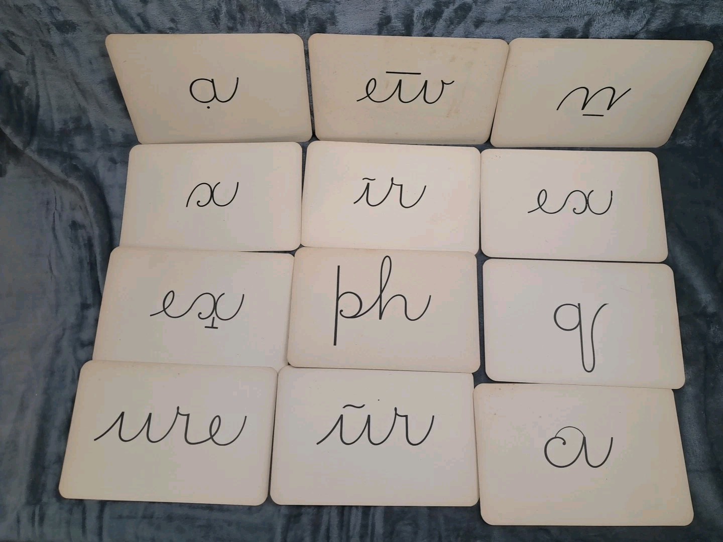 Phonetic Drill-Cards – Silver, Burdett & Company (1897–1899) 32 cards