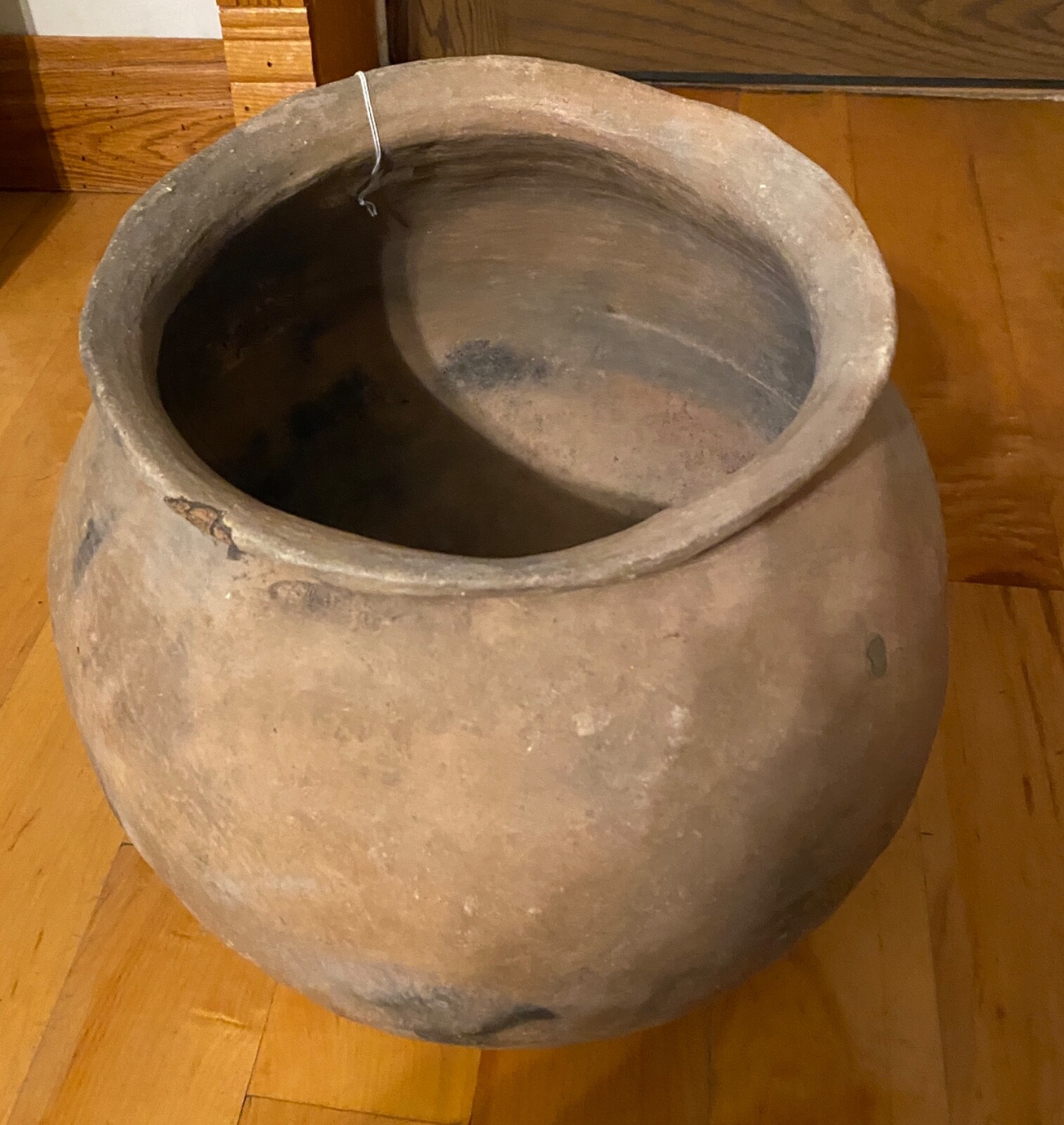 Vintage Antique Very Old 16 X 14 Inch Large Pot