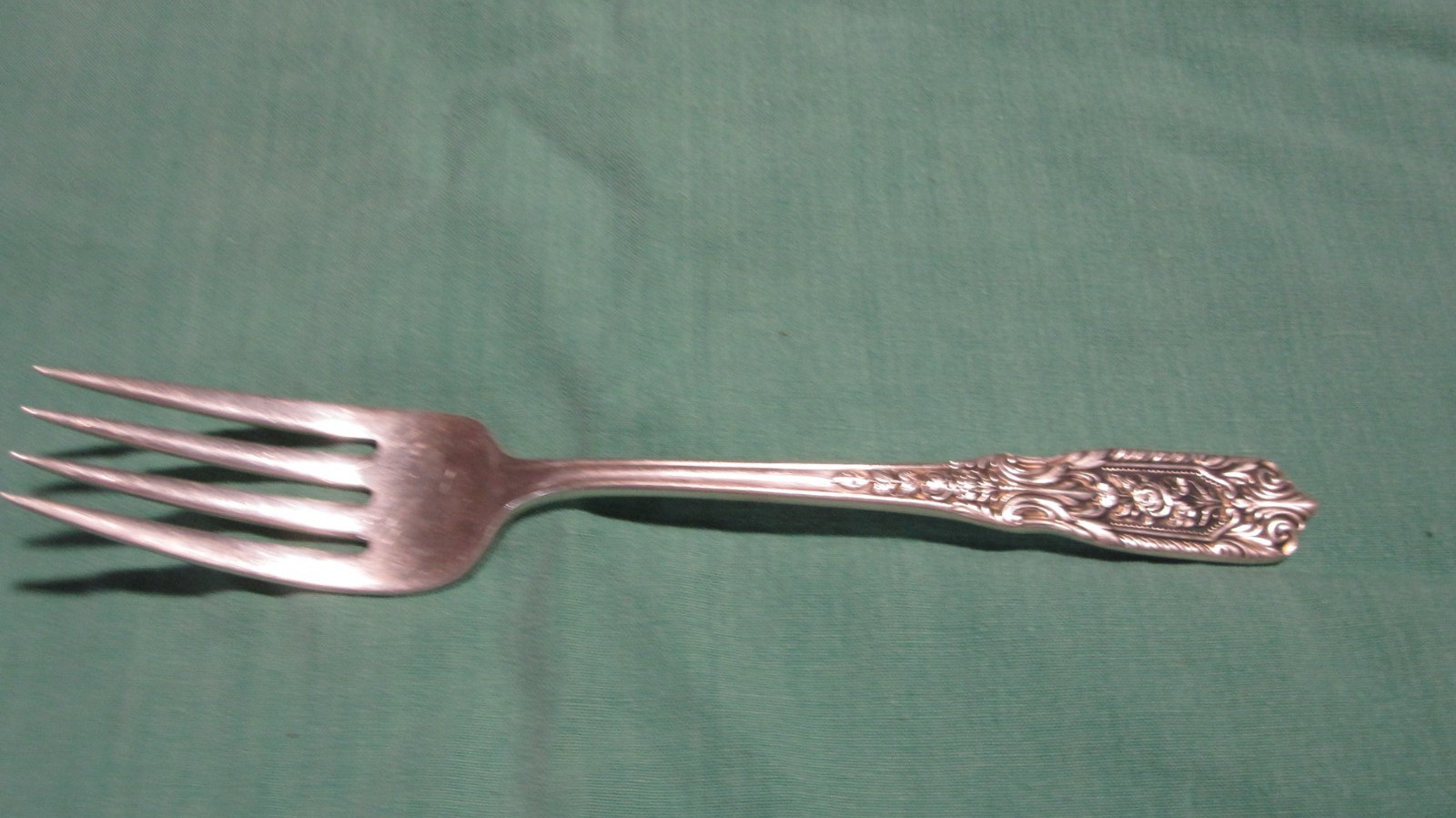 WESTMORELAND STERLING SILVER MILBURN ROSE SALAD FORK NO MONOGRAM