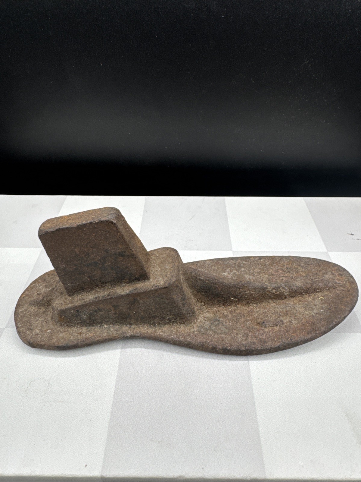 Antique Iron Cobblers Anvil “I” Stamp Shoe Mold Antique Blacksmiths Product 6”