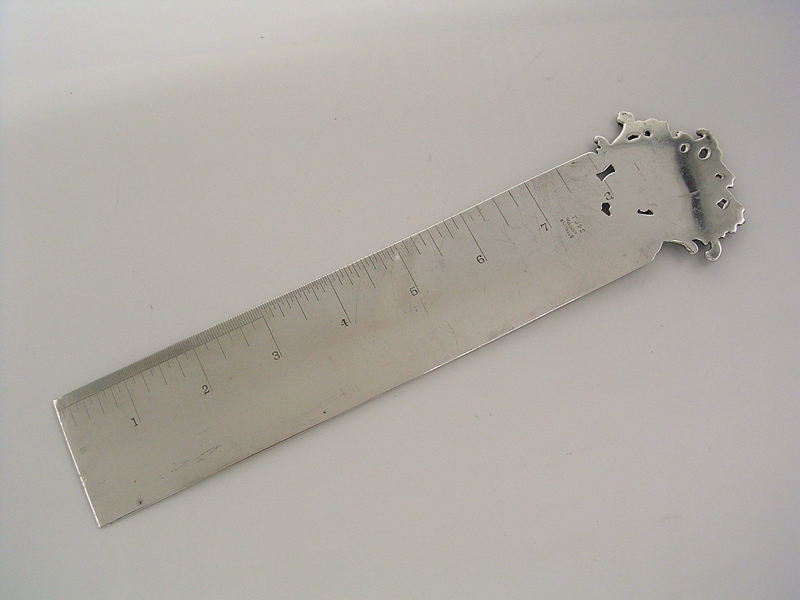 Antique Shiebler Sterling Silver Ruler/Page Turner c. 1899 – 9 7/8″